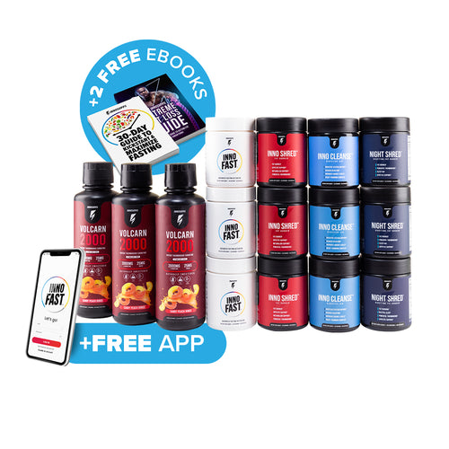 Fasting Shred Stack 3-Month Supply + 3 Free Items