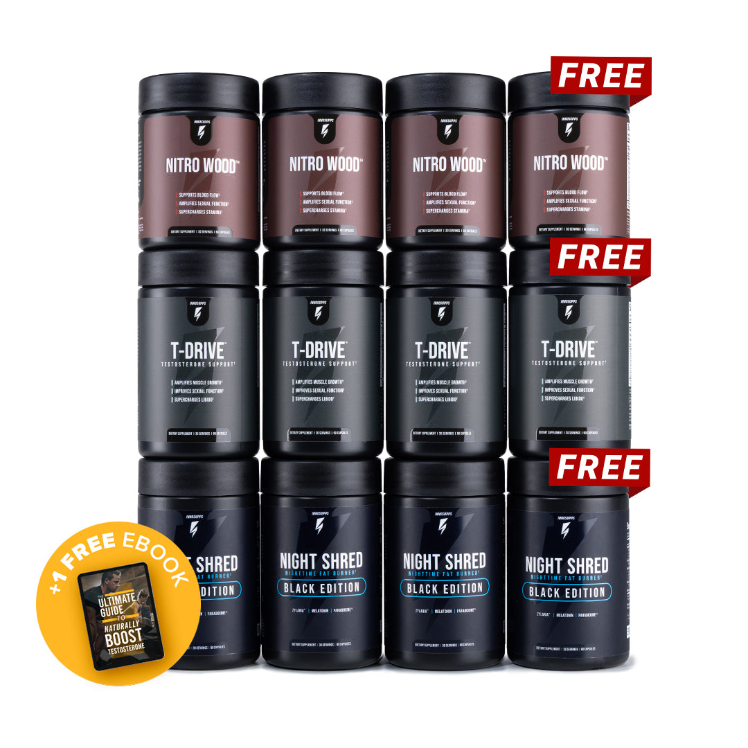 Supercharged Male Stack - Boost Free T, Increase Blood Flow, Optimize ...
