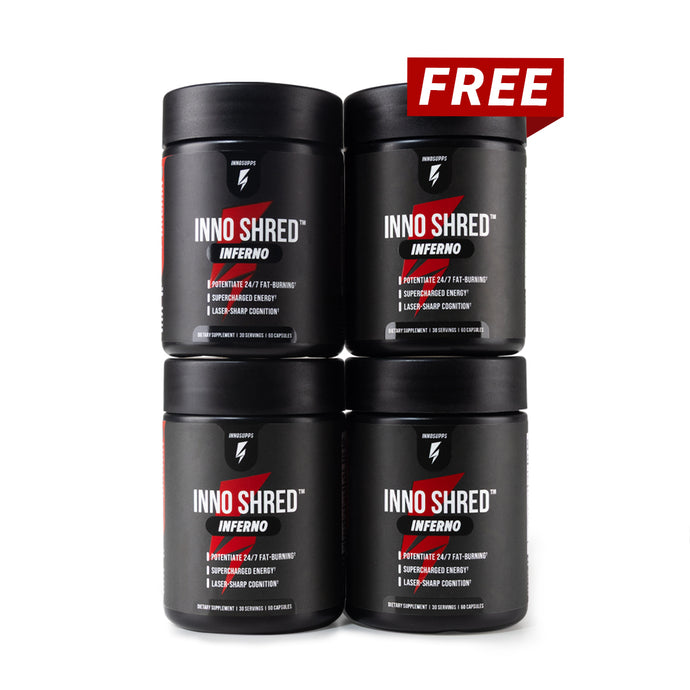 3 Bottles of Inno Shred Inferno + 1 FREE