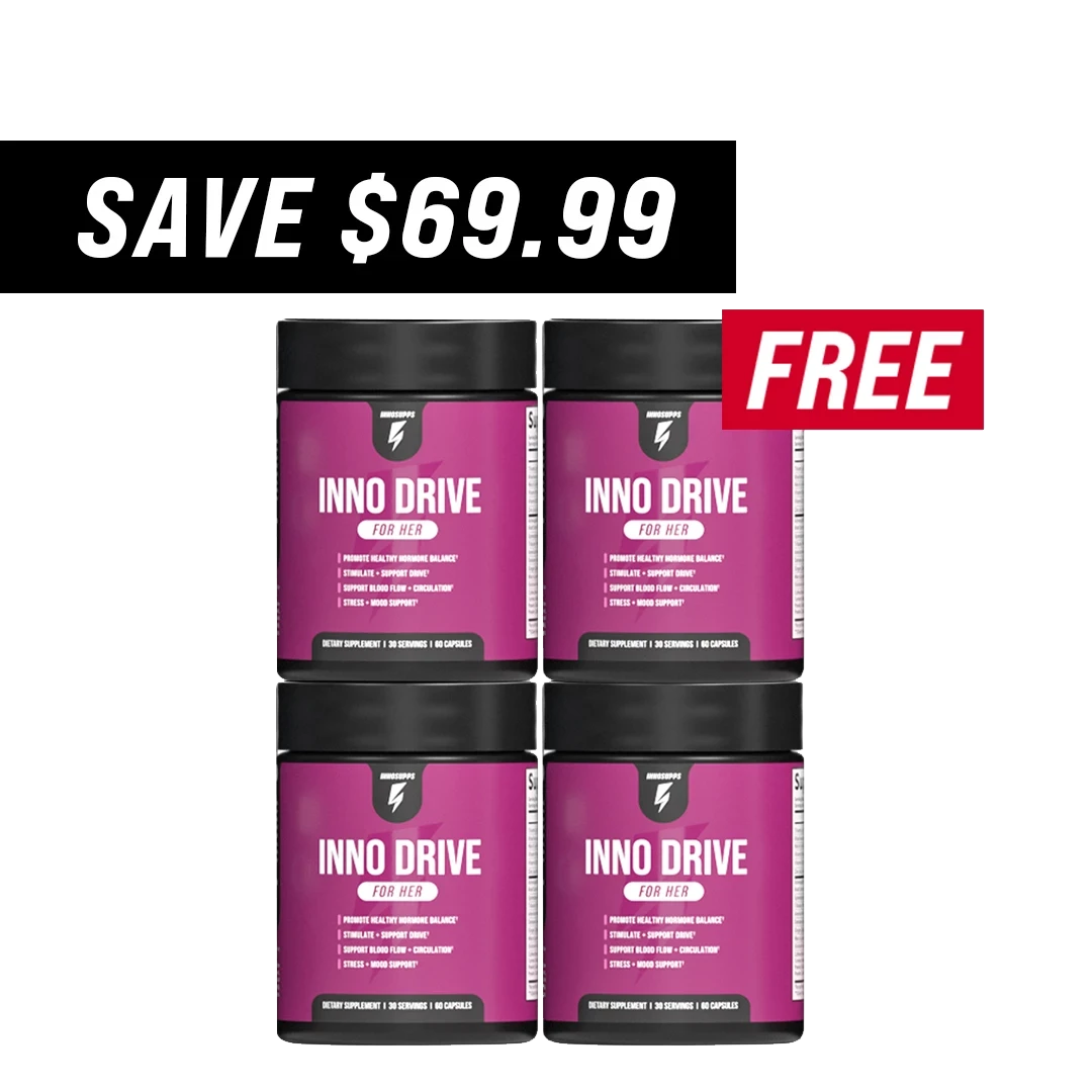 3 Bottles of Inno Drive: For Her + 1 FREE