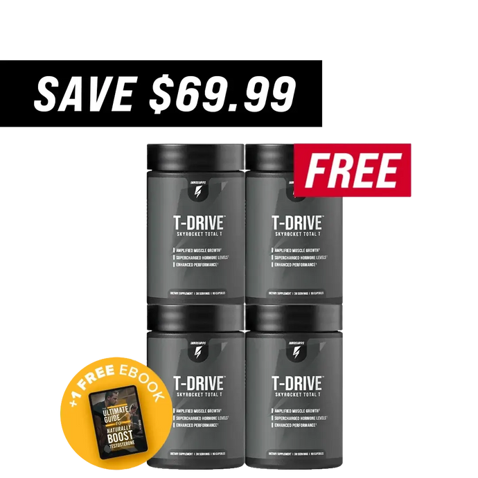 3 Bottles of T-Drive + 1 FREE