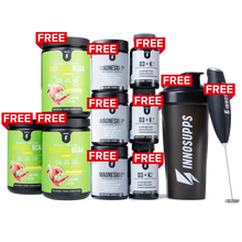 Load image into Gallery viewer, 3 Magnesium+, 3 D3 + K2, 3 Creatine, Shaker &amp; Frother Special Offer