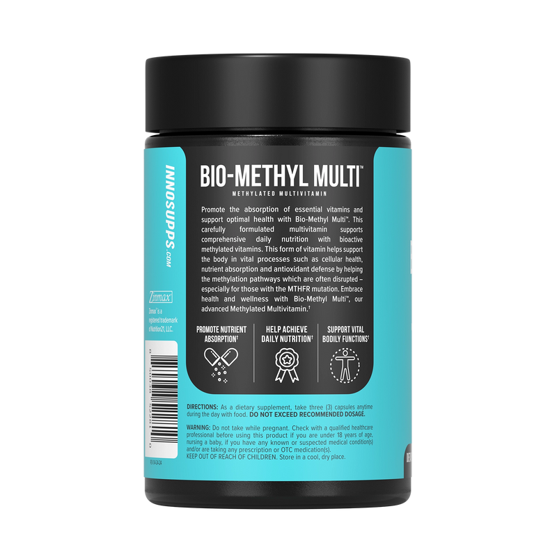 thumbnail image 2 of 10X Health Optimize Methylated Multivitamin - 90 Capsules (Gluten-Free, EXP 06/2027) 2 of 4