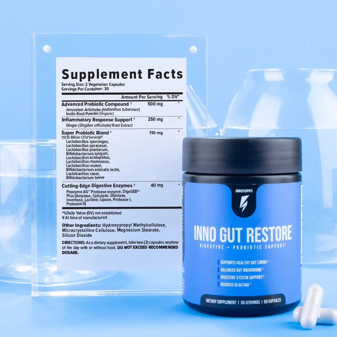 Inno Gut Restore - Probiotic, 10 Billion CFU, Improve Digestion, Immune ...