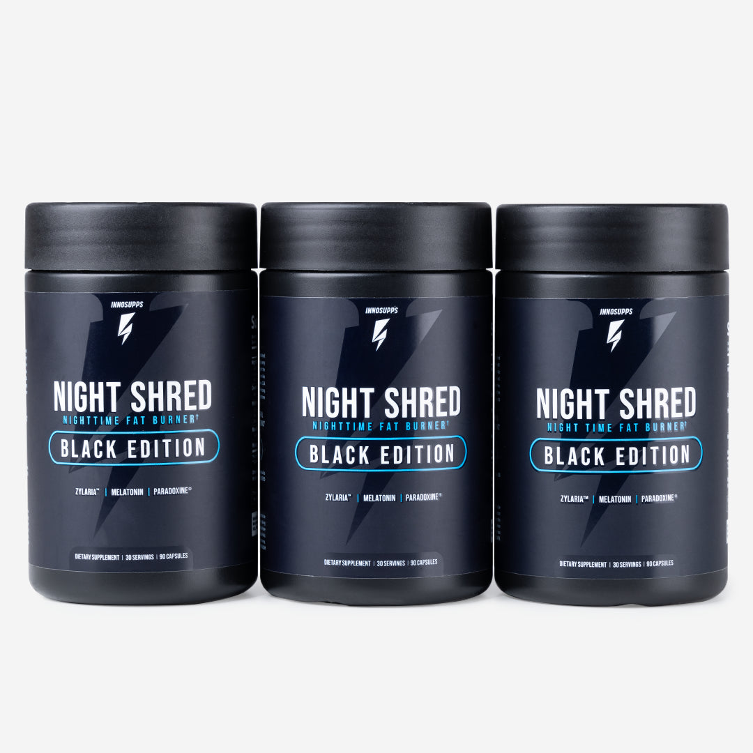 3 Bottles of Night Shred Black
