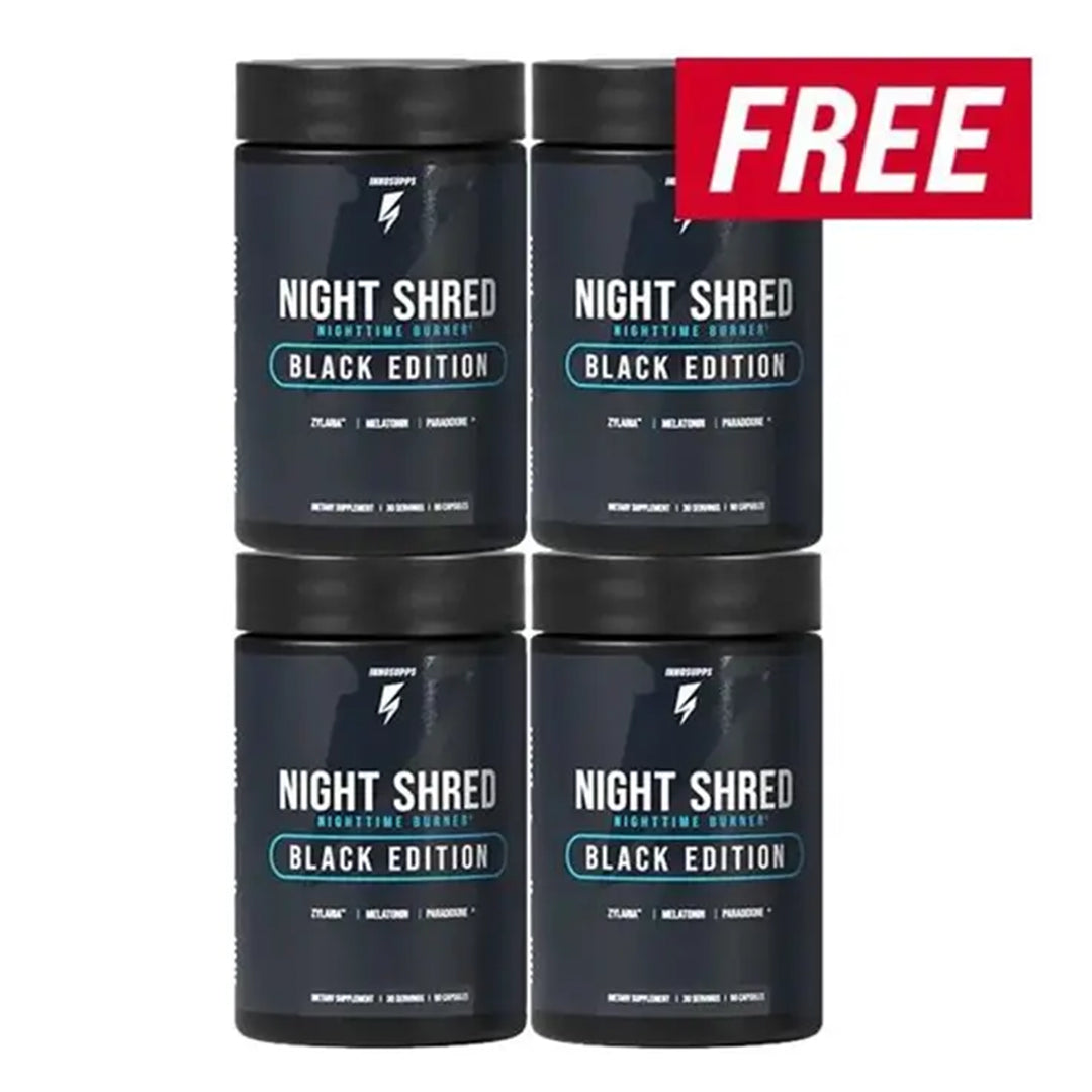3 Bottles of Night Shred Black + 1 FREE