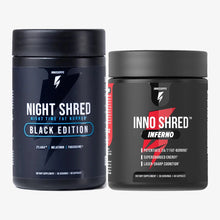 Load image into Gallery viewer, Night Shred Black &amp; Inno Shred Inferno
