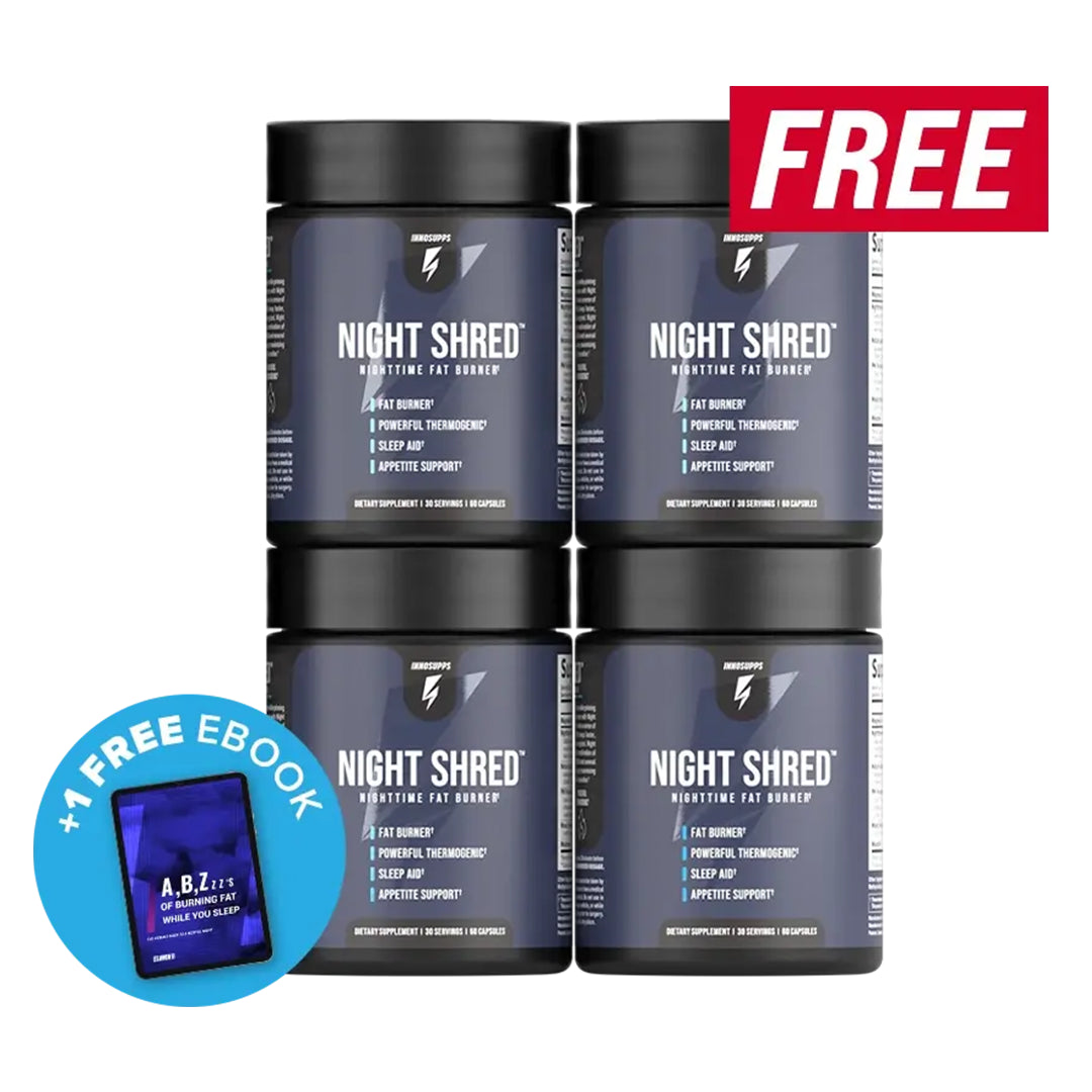 3 Bottles of Night Shred + 1 FREE