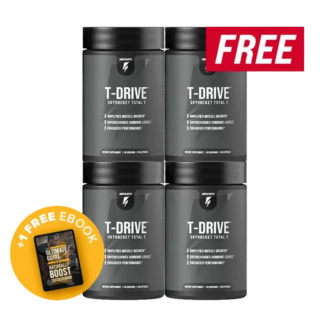 3 Bottles of T-Drive + 1 FREE