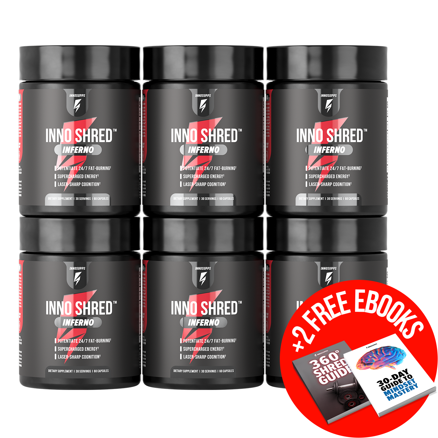 Inno Shred by Inno Supps - Burn Fat, Weight Loss Support, 60 Capsules