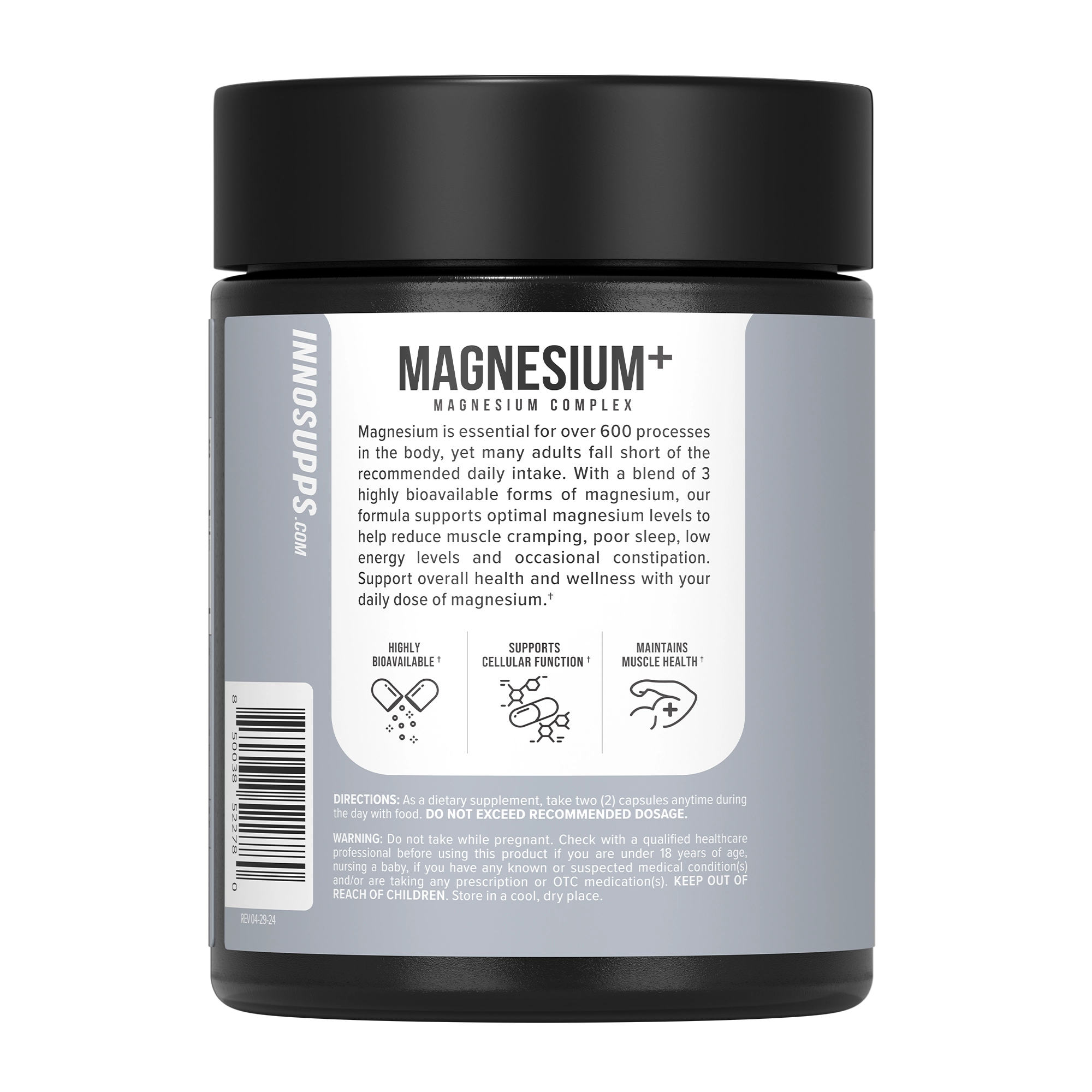 Multipharma Magnesium Magnesium+ - Triple-Action, Bioavailable Magnesium Complex