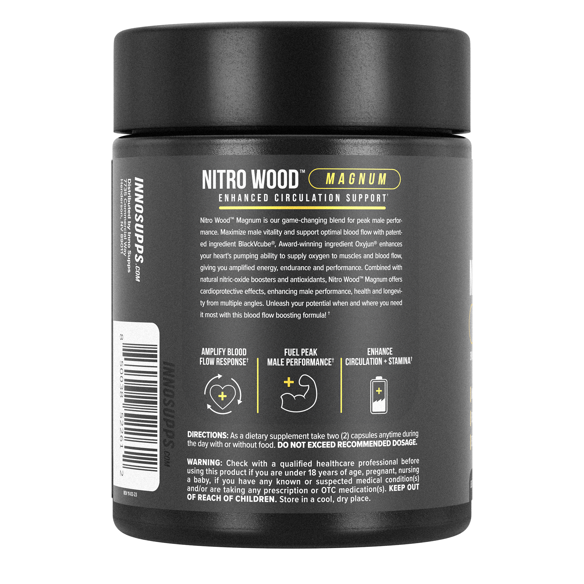 Nitro Wood Magnum Promotes Maximum Male Vitality, Blood Flow Response, and Physical Endurance