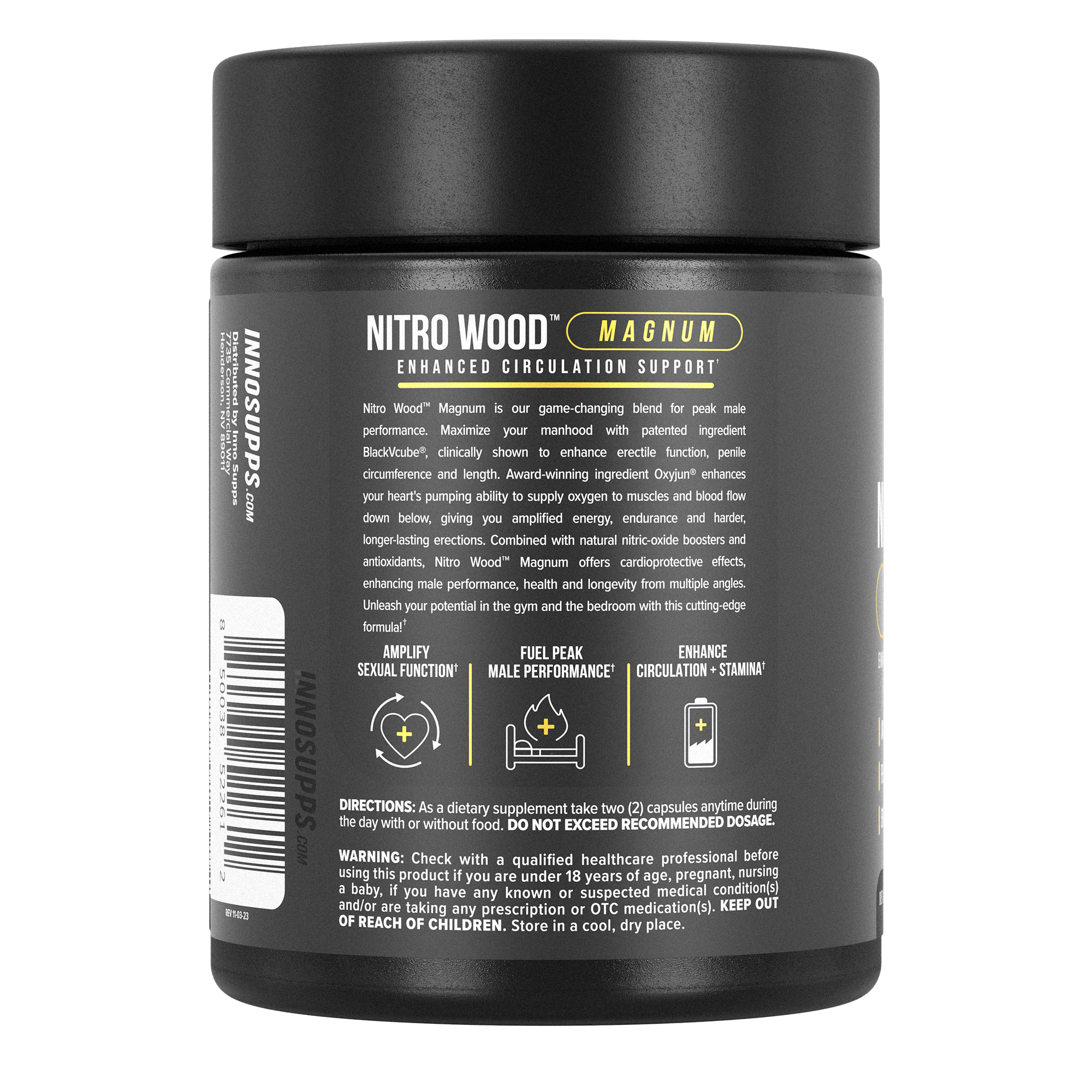 Nitro Wood Magnum - Male Performance, Supercharge Circulation