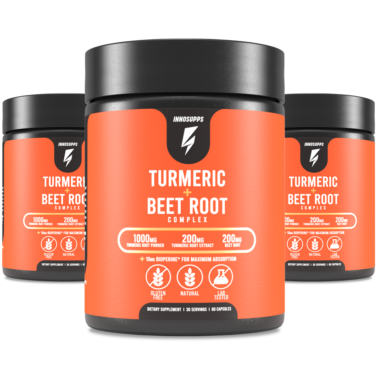 3 Bottles of Turmeric + Beet Root Special Offer