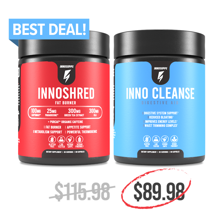 Inno Shred + Inno Cleanse with Bonus Items Special Offer