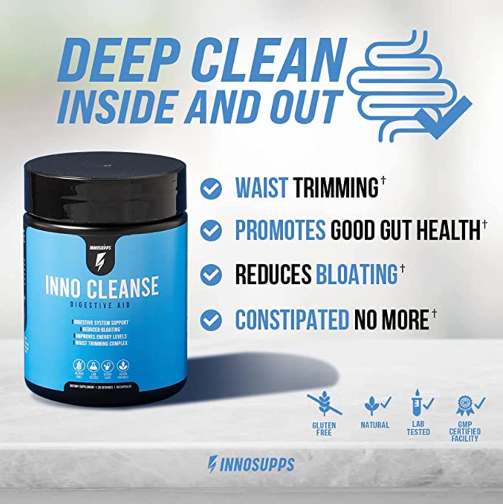 Inno Cleanse - Digestive Aid & Waist-Trimming Formula, Nature-Based
