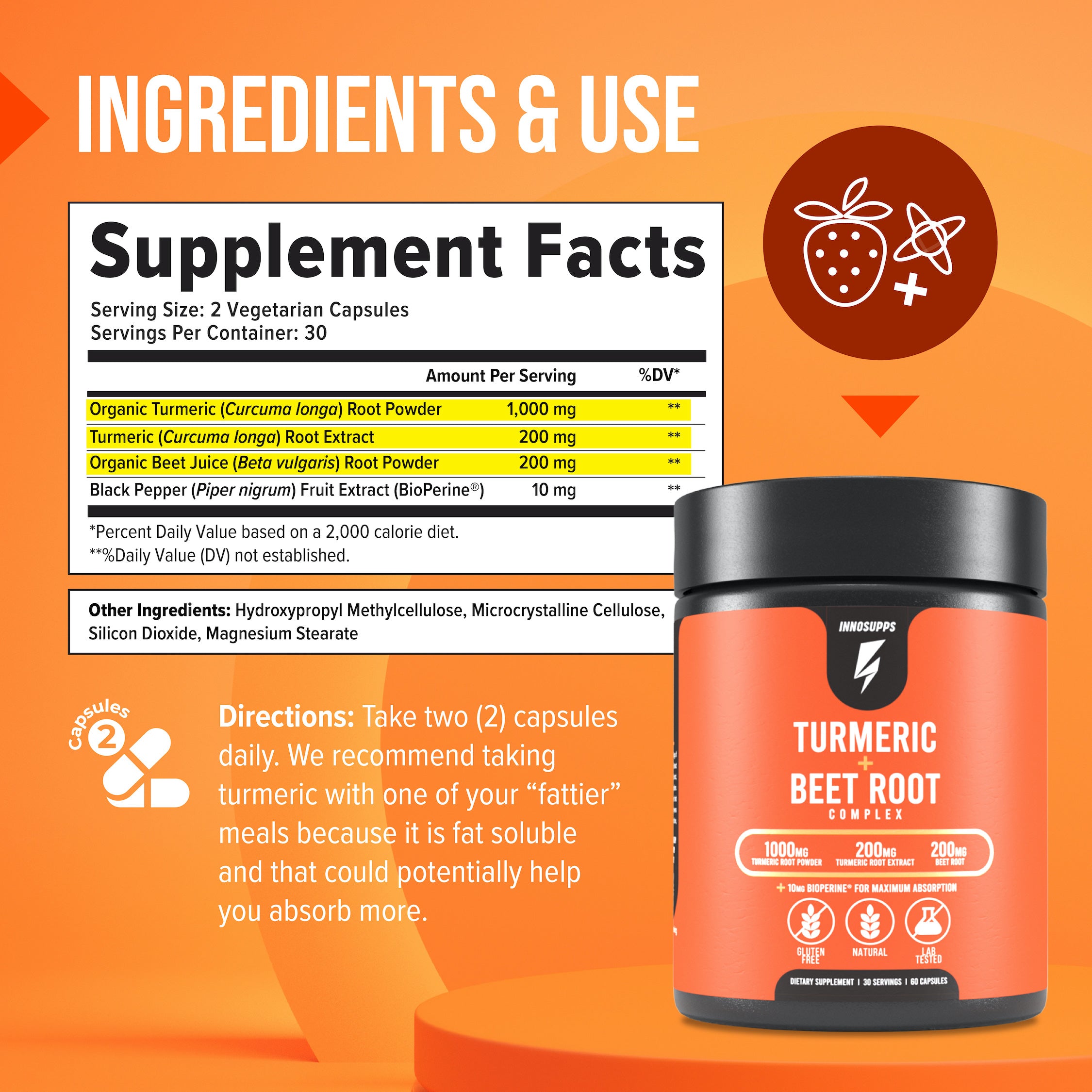 Tumeric Biosorb Ever since i started taking Turmeric & Beet Root daily my joint pain ...