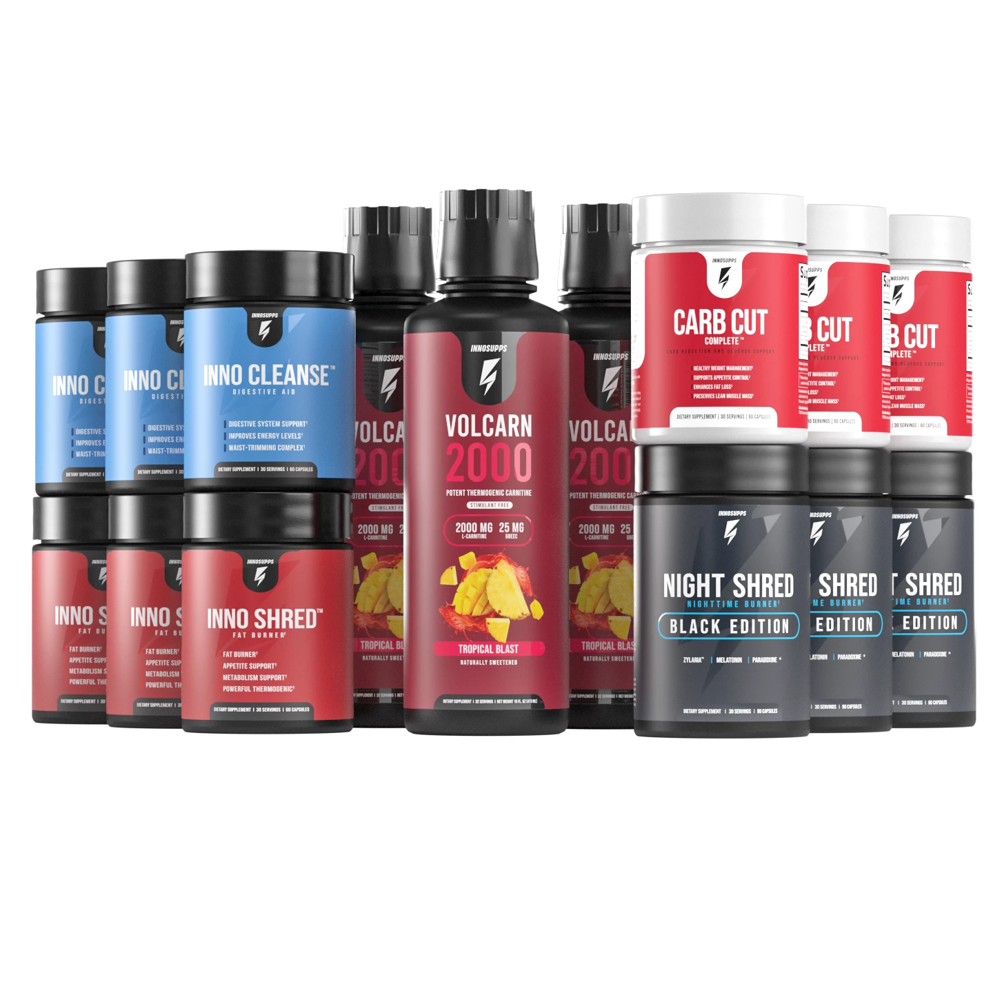 Carb Cut Shred Stack 3Month Supply