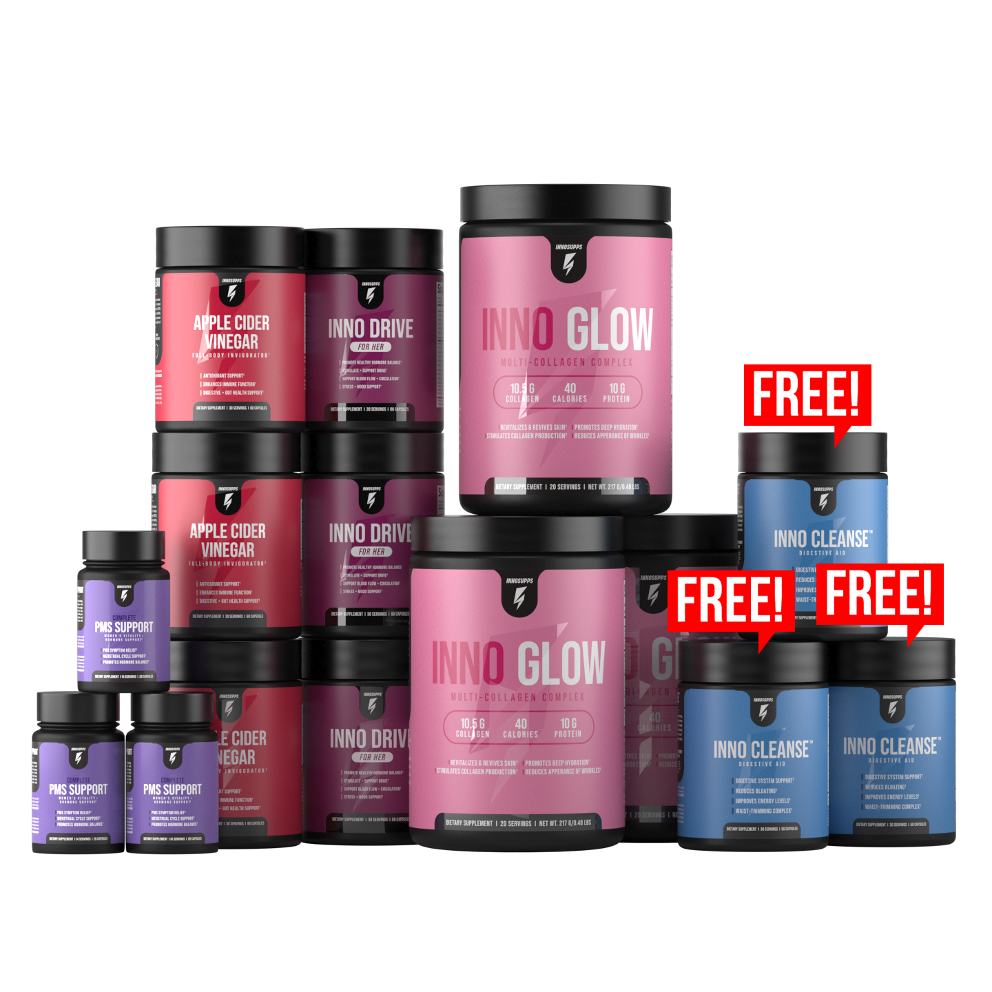 3 Month Female Glow Stack