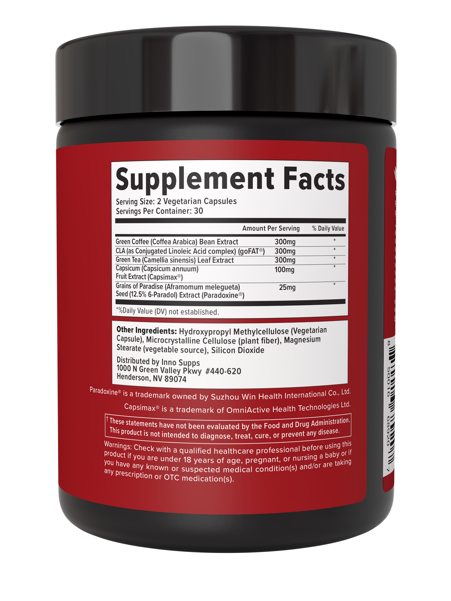 Inno Shred Stimulant Free by Inno Supps - Burn Fat, Weight Loss Support