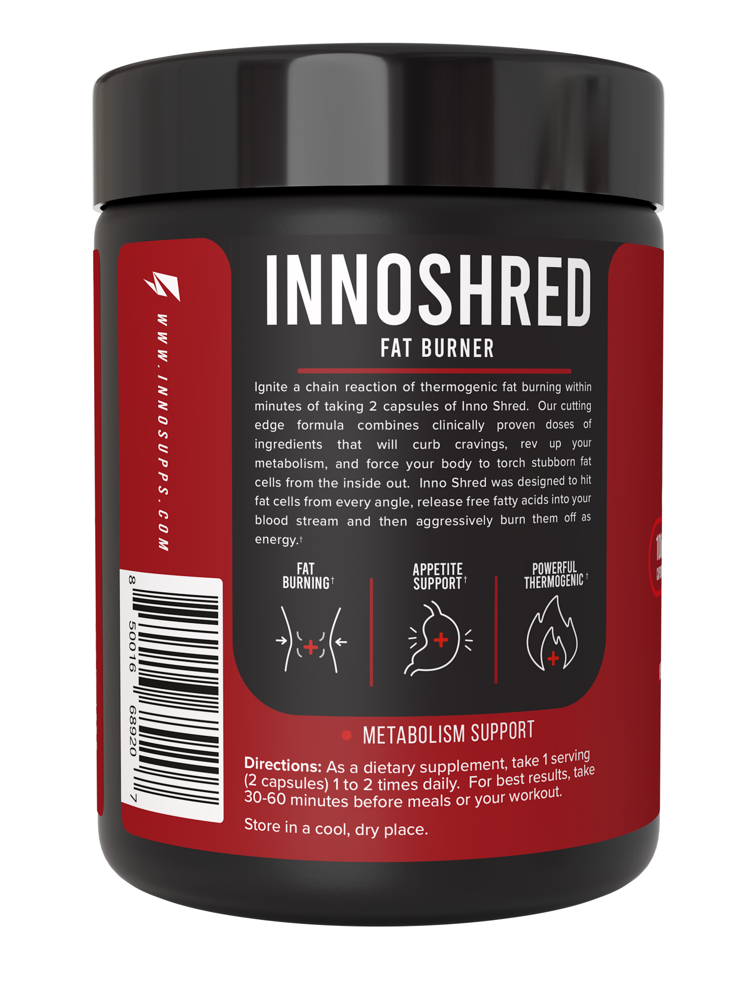 Inno Shred Stimulant Free by Inno Supps - Burn Fat, Weight Loss Support