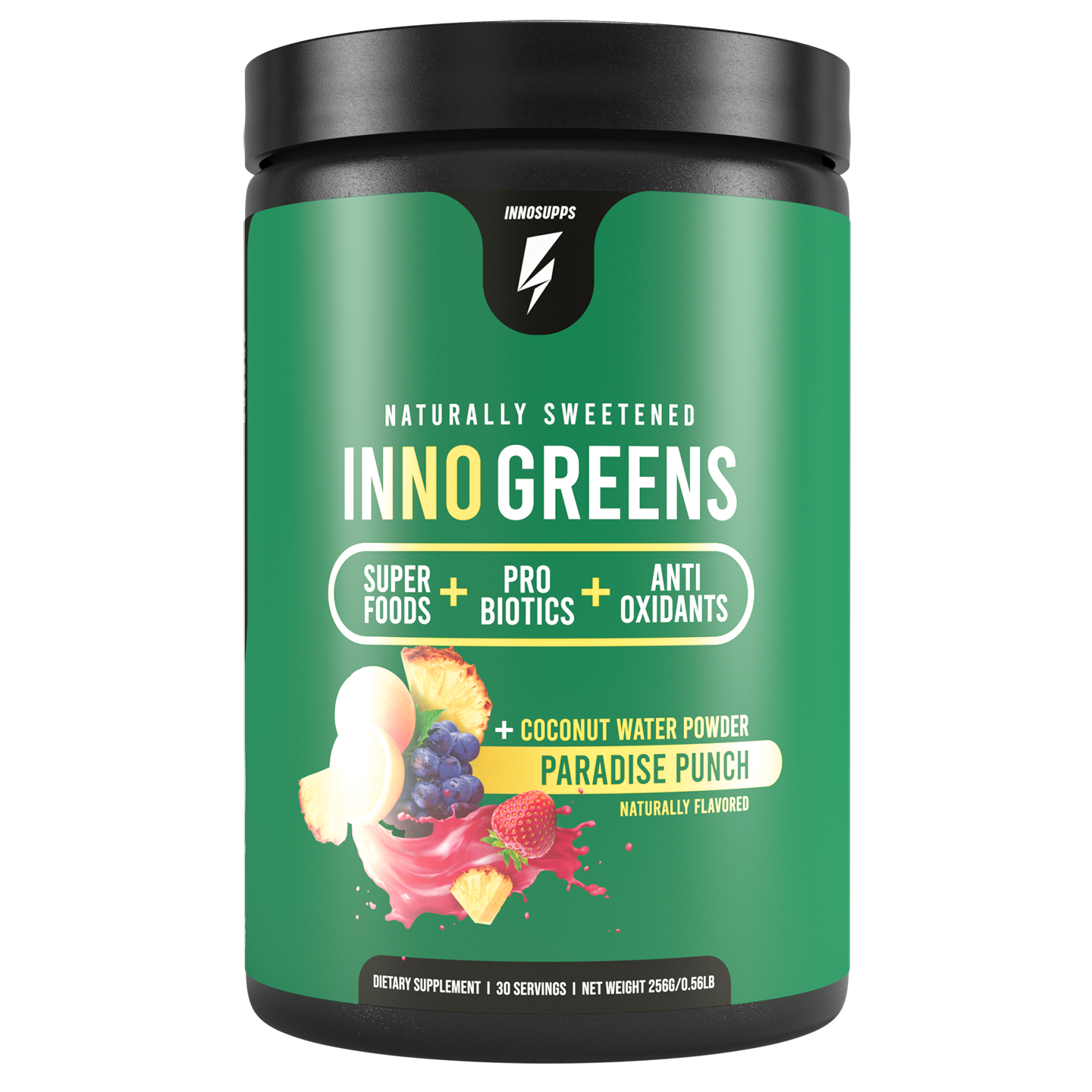 Inno Greens - 25 Greens & Superfoods Per Serving, KSM-66 Ashwagandha