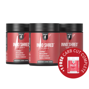 3 Bottles of Inno Shred + 1 FREE Carb Cut Complete