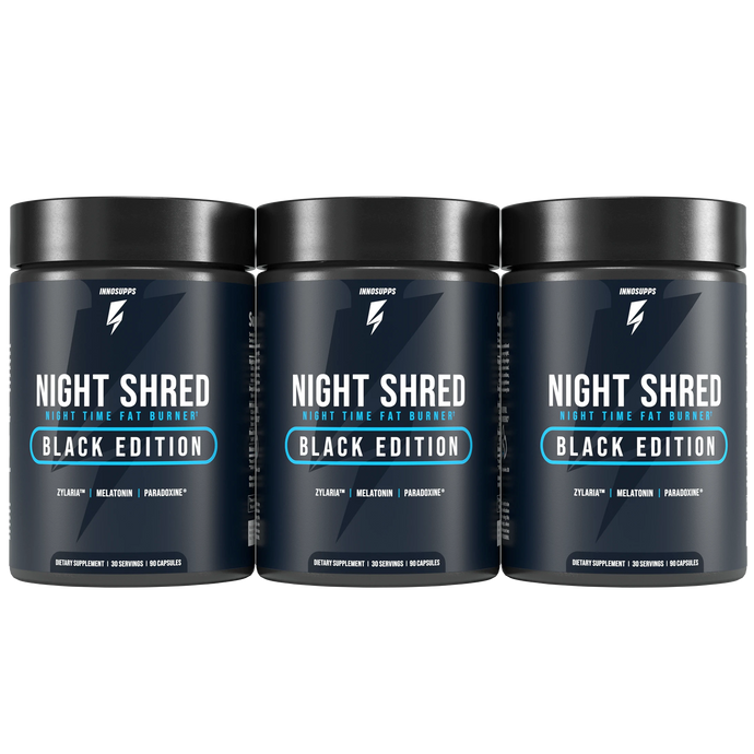 3 زجاجات من Night Shred Black
