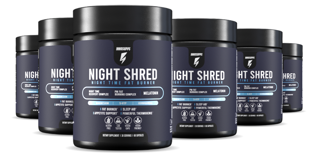 6 Bottles of Night Shred + 2 FREE Bottles of Turmeric & Beetroot Special Offer