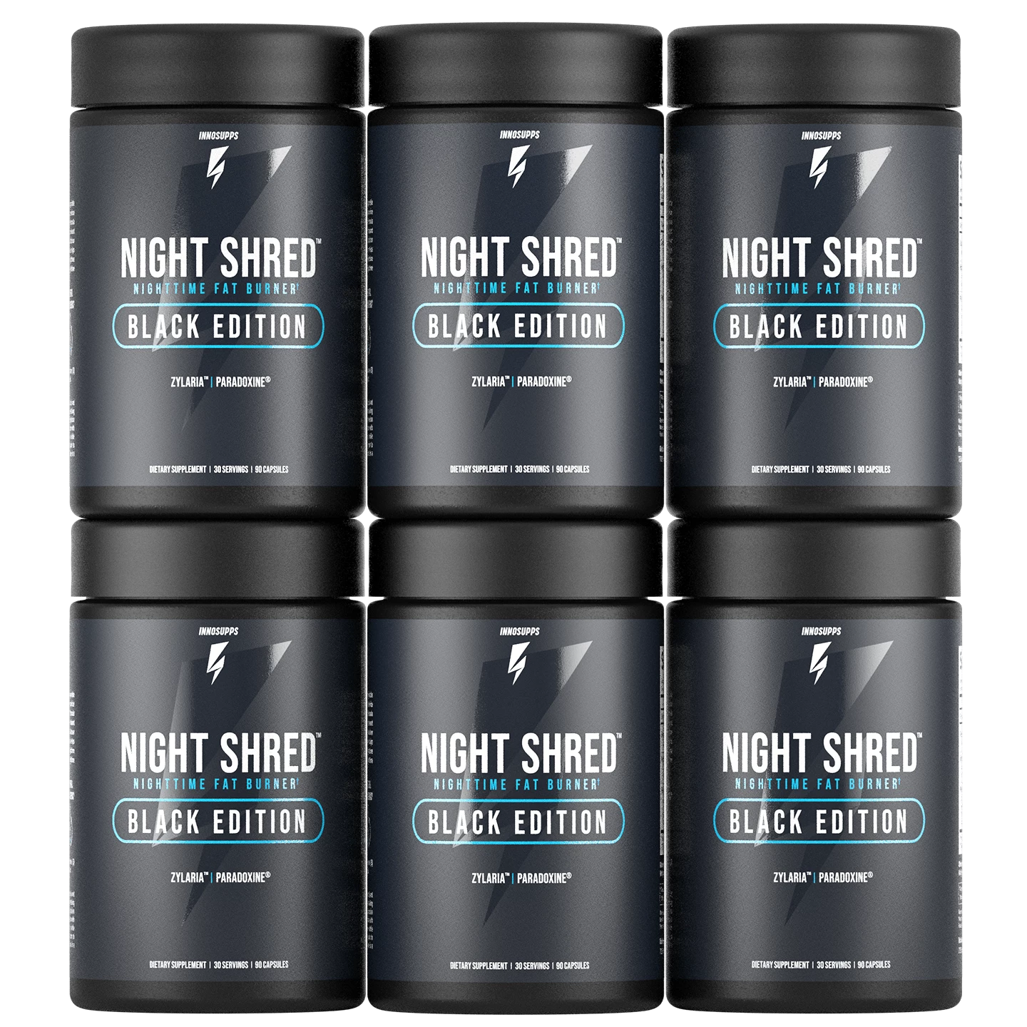 6 Bottles of Night Shred Black AU