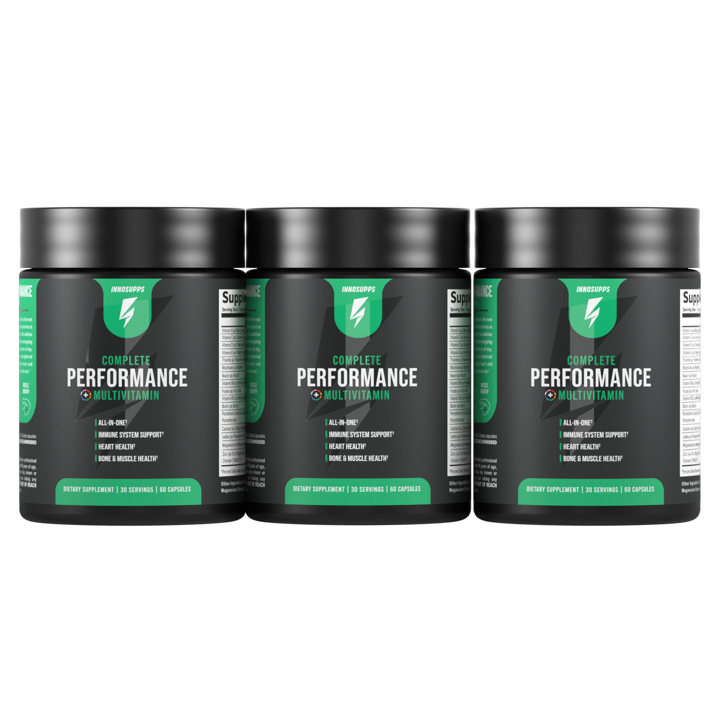 3 Bottles of Complete Performance Multivitamin