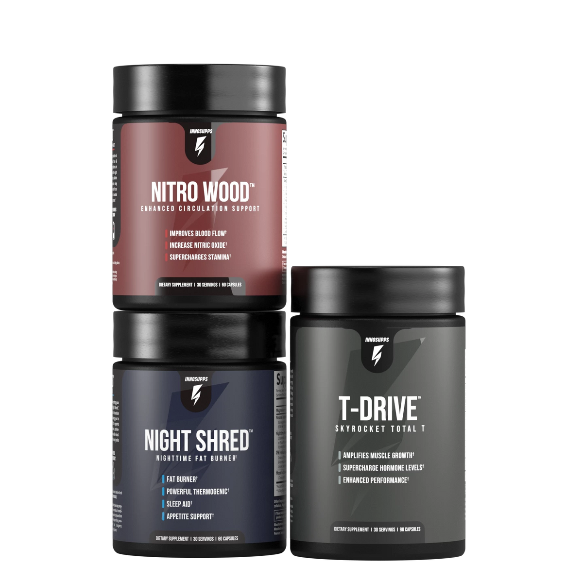 Supercharged Male Stack - Boost Free T, Increase Blood Flow, Optimize ...