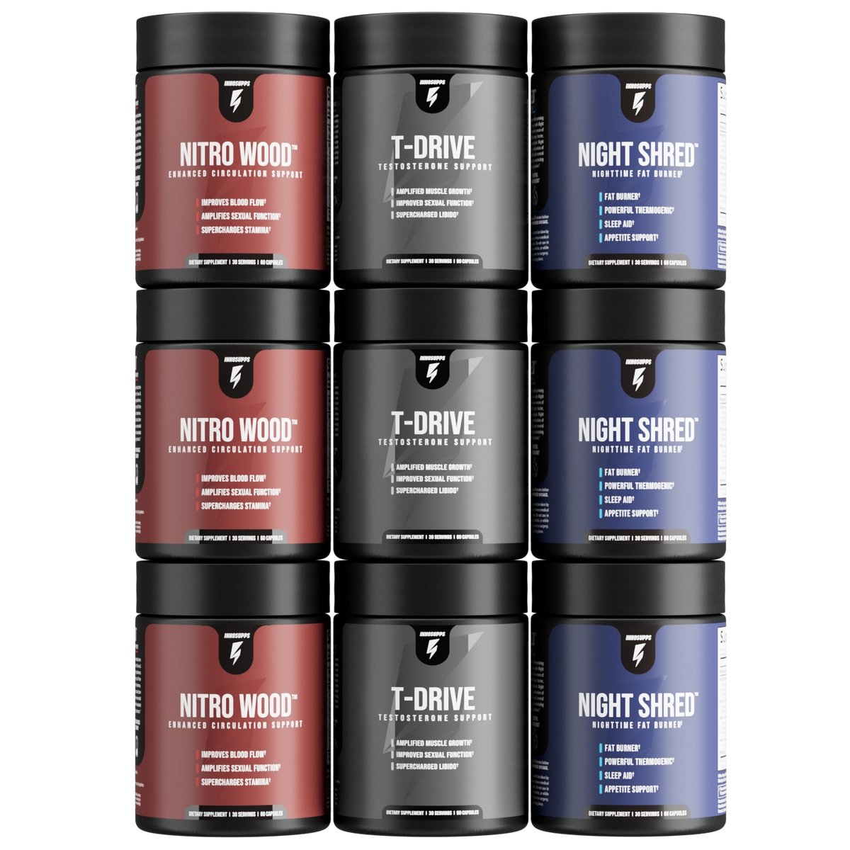 Supercharged Male Stack - 3 Month Supply